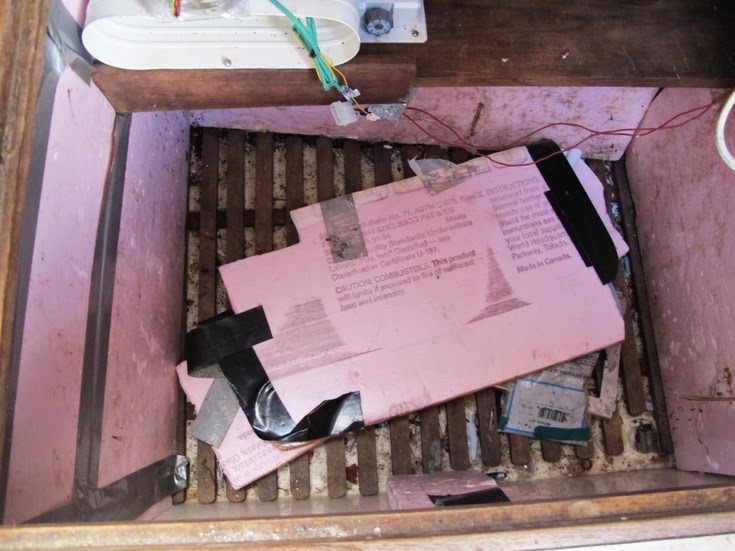 Not Quite Seasoned, but Very Well Salted Adding Insulation to the Fridge