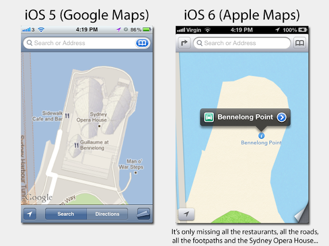 iOS 6 3D Maps Fail