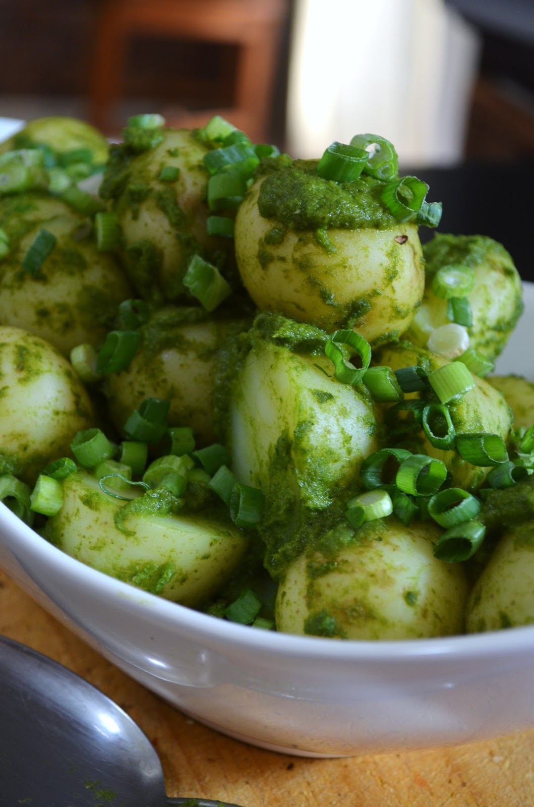 Gormandize Salsa Verde Potato Salad (otherwise known as Green Potatoes)