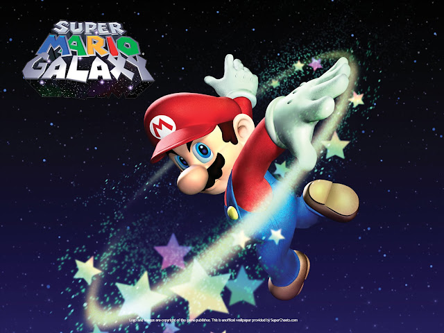 Super Mario Galaxy 3d Wallpaper Poster