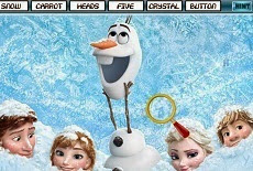 Frozen El reino del hielo - Juego de buscar letras