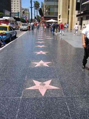Walk Fame Hollywood on Thing Called The Hollywood Walk Of Fame It Consists Of