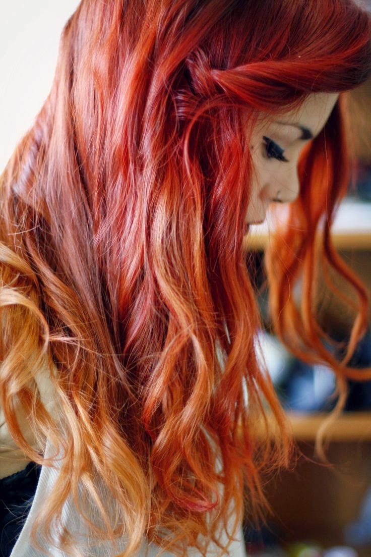 Hairstyles And Women Attire Red Ombre Hair I Am So In Love With