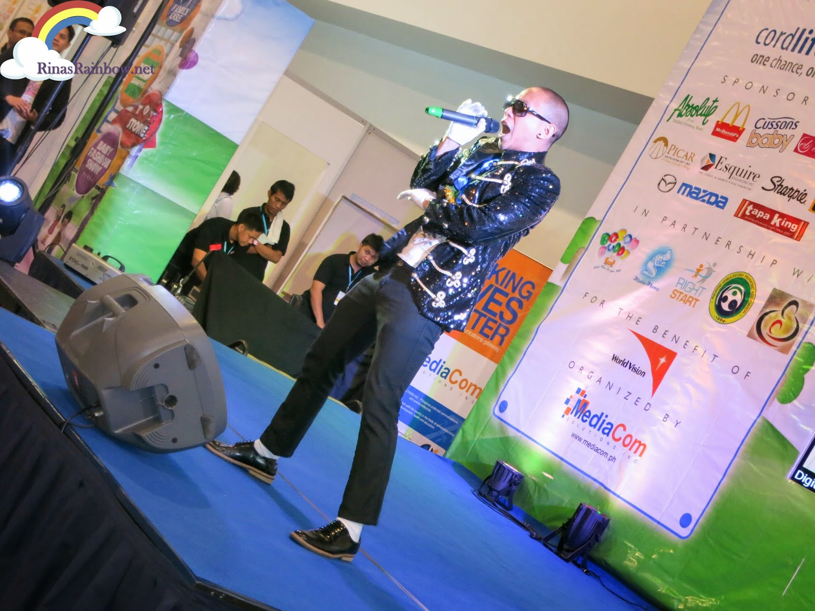 baby and family expo 2013 mikey bustos