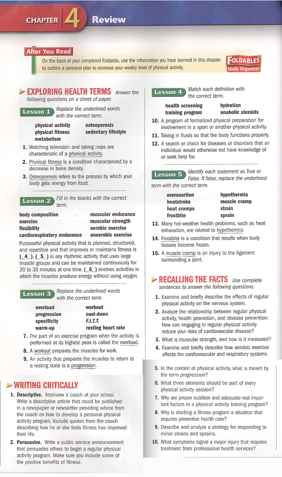 food safety level 2 answers