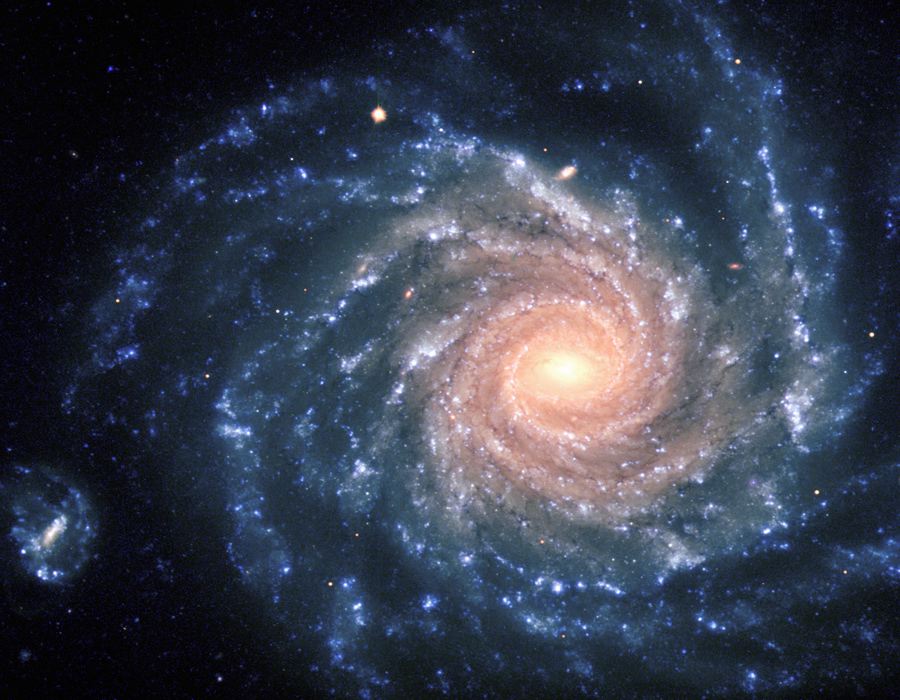Resultado de imagen de la forma espiral en las galaxiasÃ§