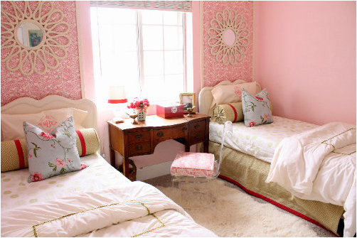 twin bed girls room