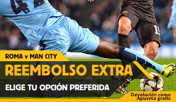 betfair reembolso 25 euros Roma vs Manchester City 10 diciembre betfair reembolso 25 euros Roma vs Manchester City 10 diciembre