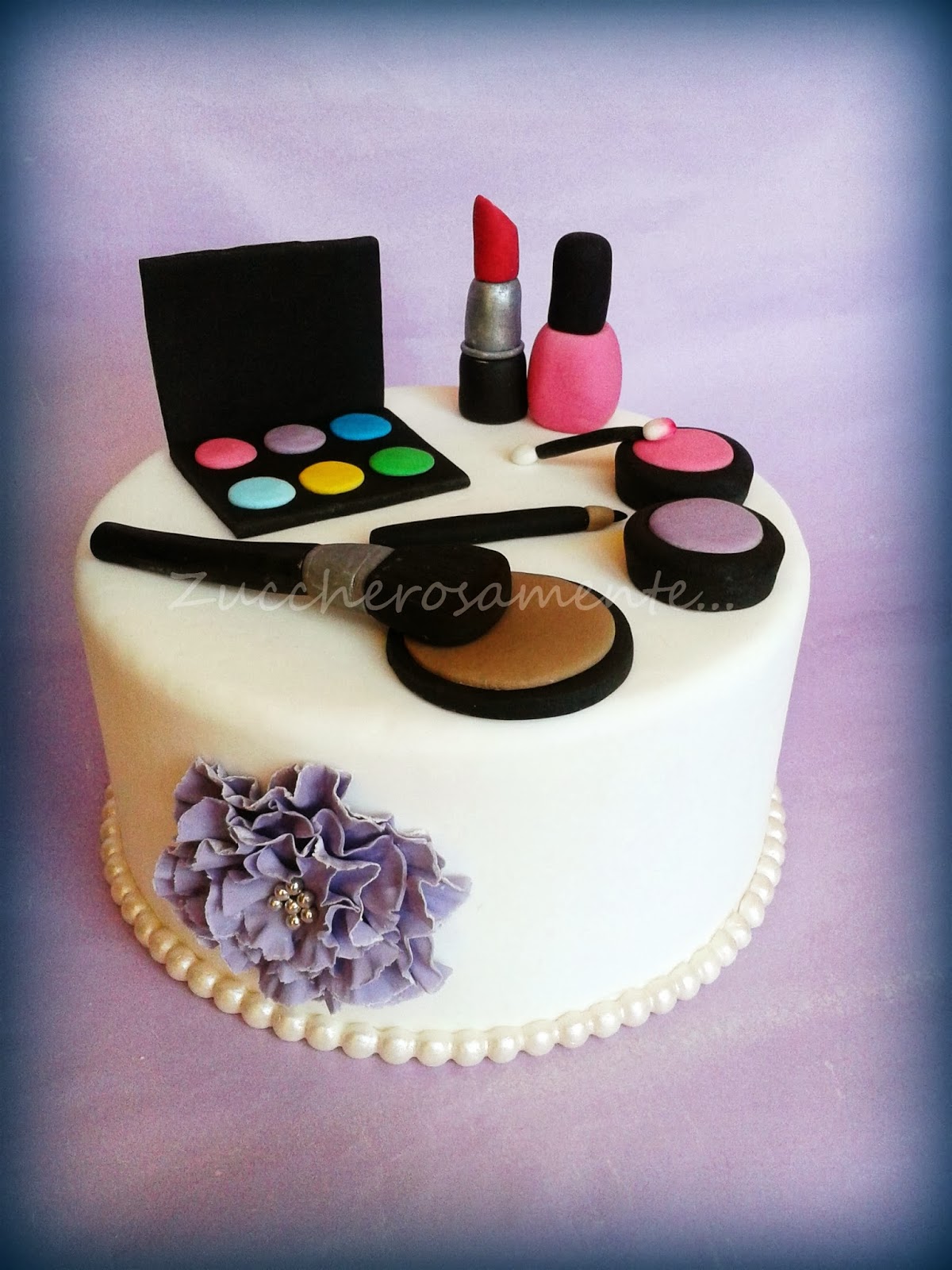 Zuccherosamente...: Fashion cake - Torta con i trucchi
