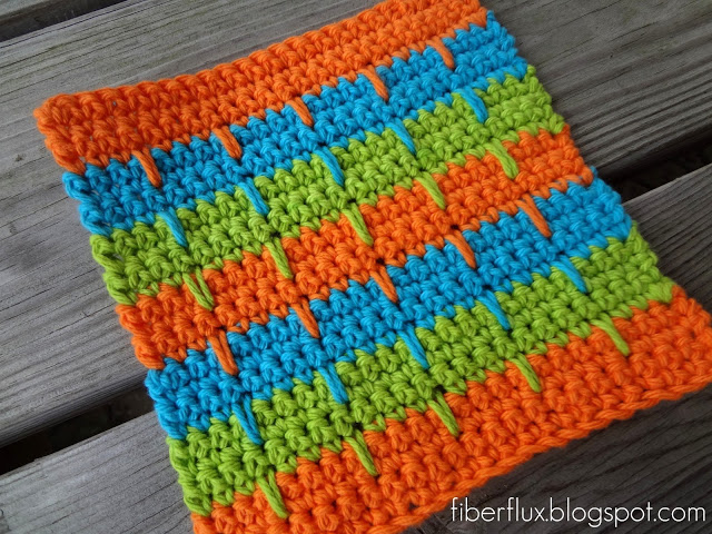 easy crochet dishcloth from my hobby is crochet