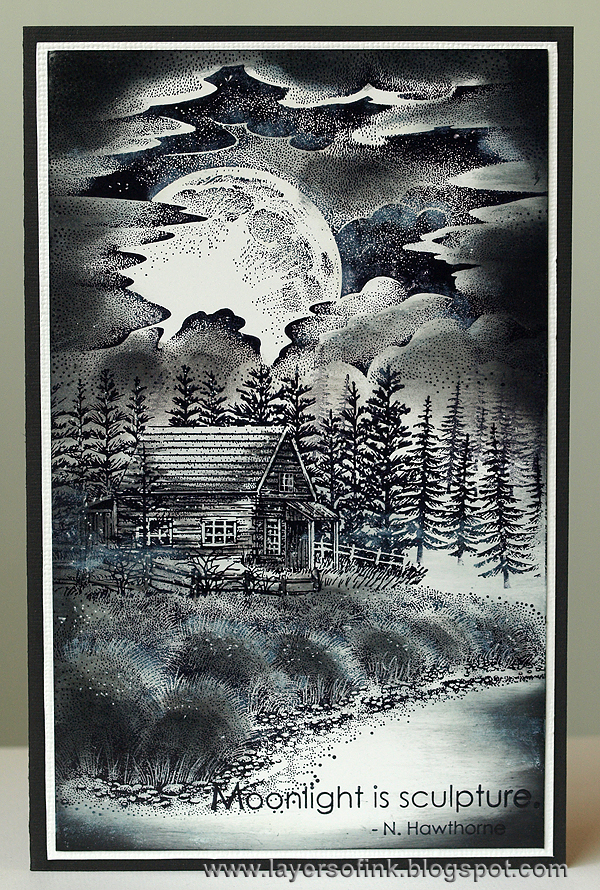 Layers of ink - By the Silver Moon