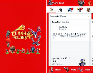 tema facebook clash of clans