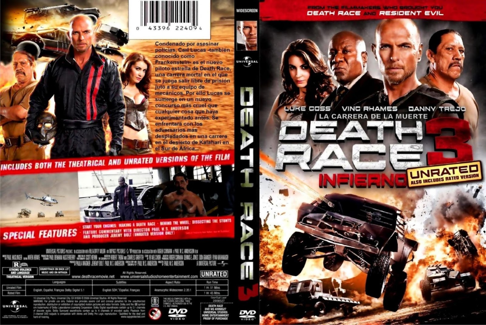 Death Race-3 Inferno [Hindi]