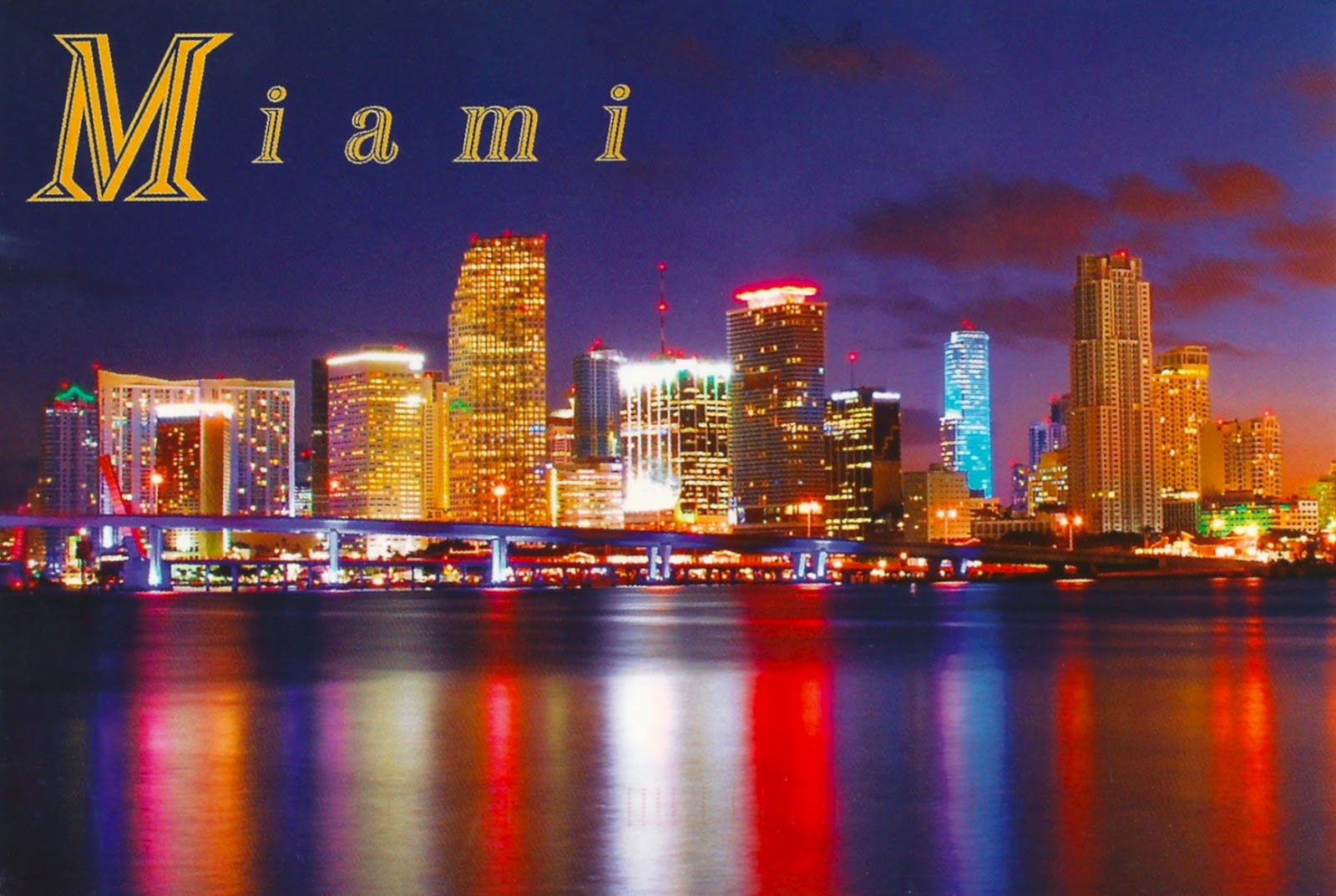 My Favorite Views: Florida - Miami, Skyline at Night