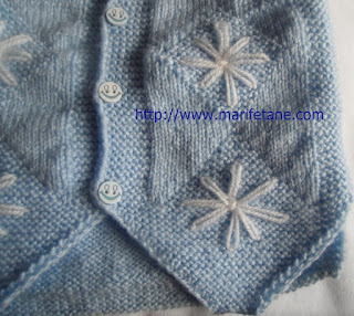  Knit baby vest