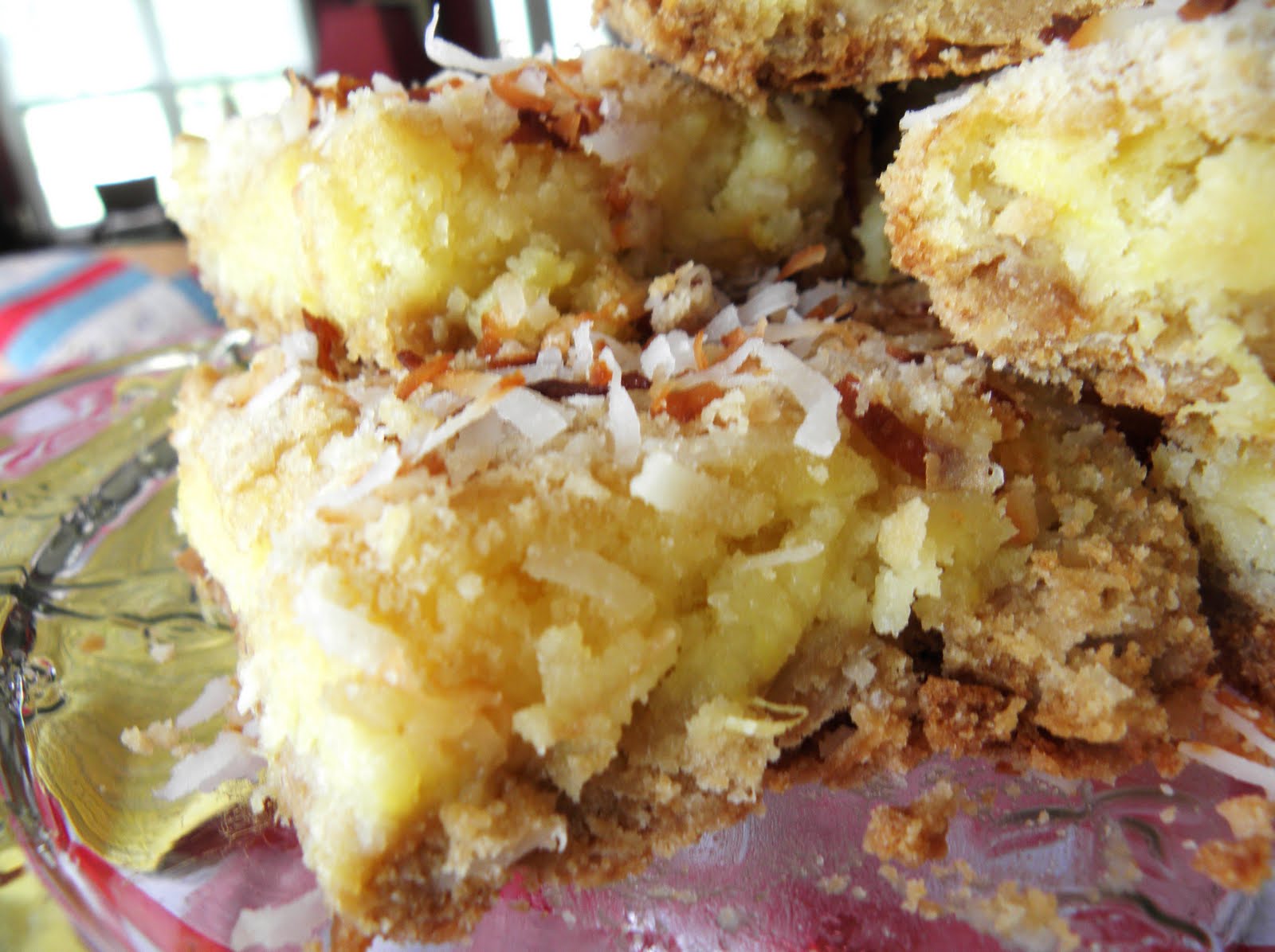 The Cozy Little Kitchen Irresistable Tropical Pineapple & Coconut Bars
