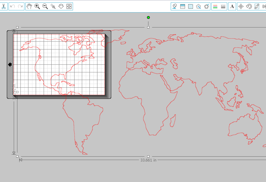 Wooden World Map Cut Out Map