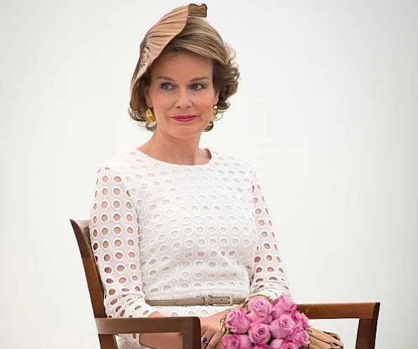 Queen Mathilde of Belgium attends the award ceremony for the laureates of the Queen Elisabeth Violin Competition 2015 