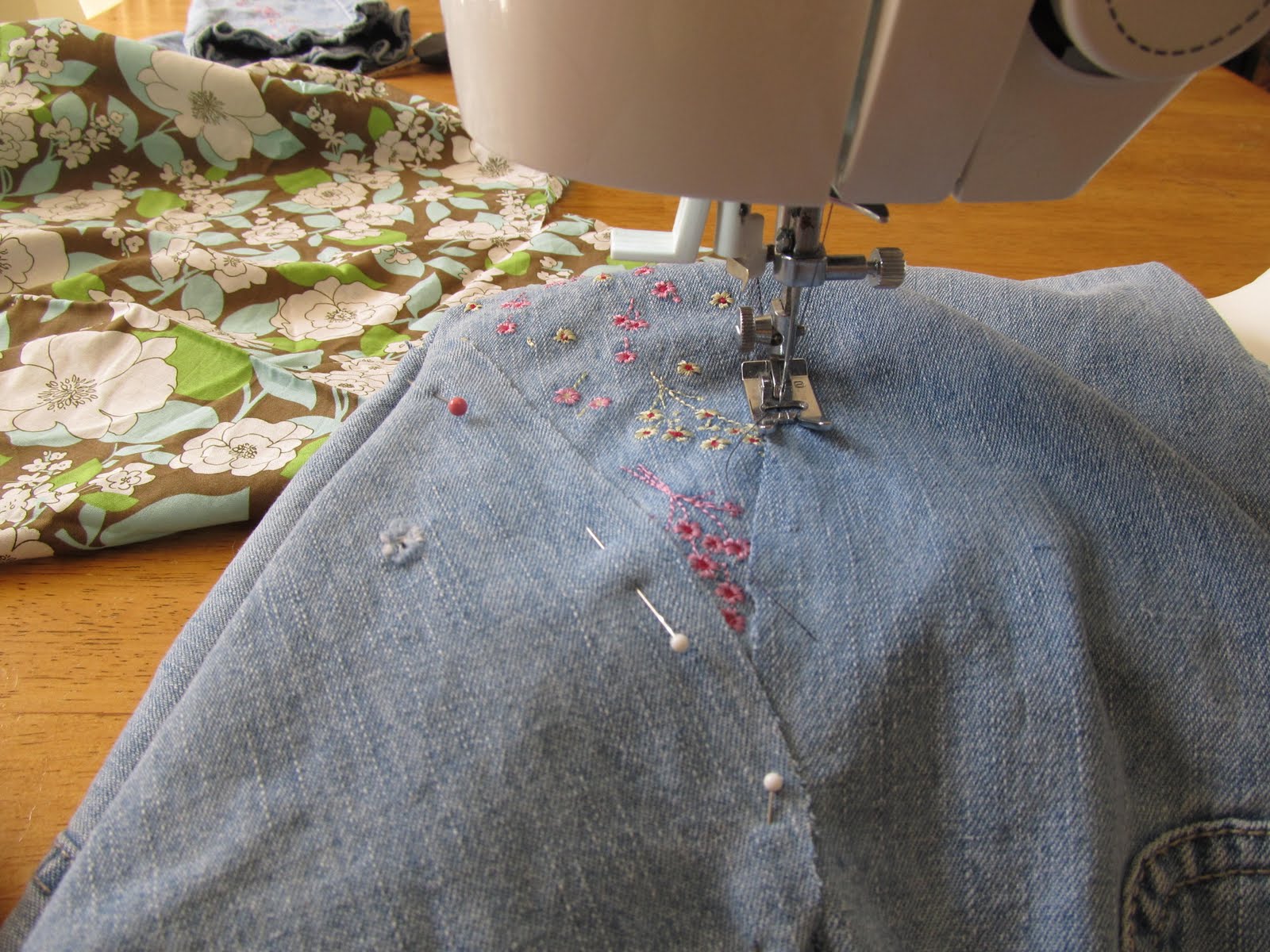 A Blessed Life How to make a skirt out of pants!