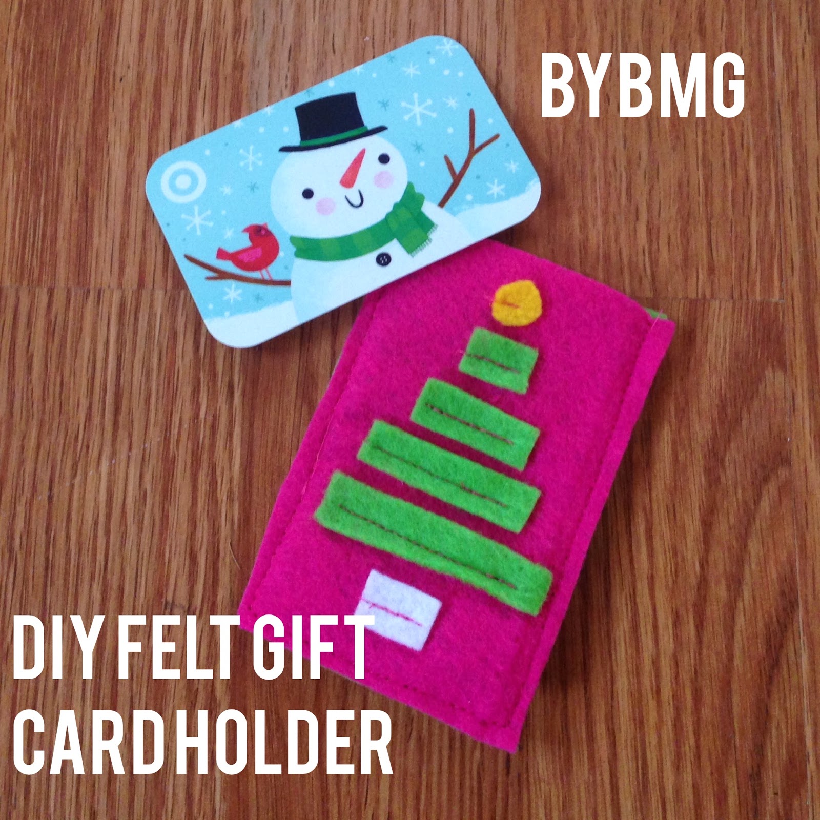 bybmg DIY Felt Gift Card Holder