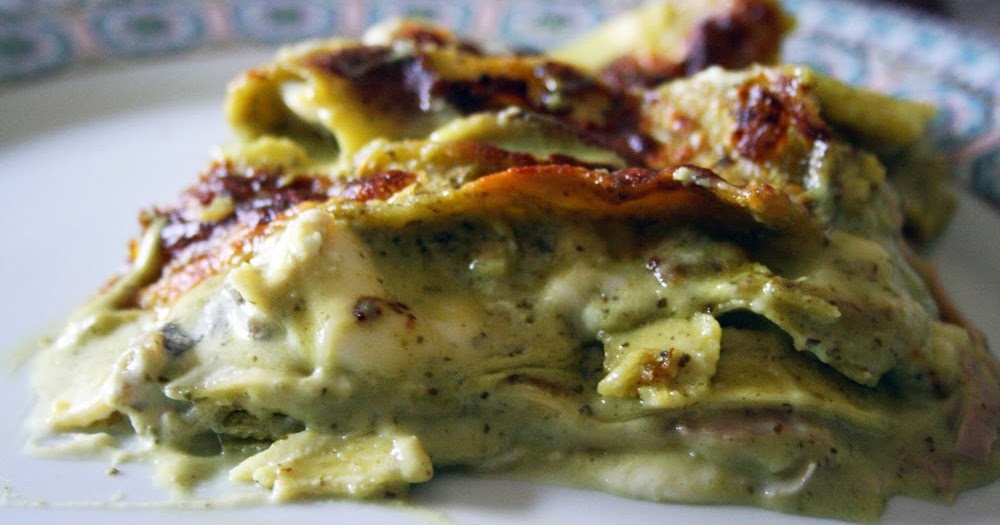 Eggplant Lasagne with Pesto Italian Pasta Receipe AgneseItalianRecipes