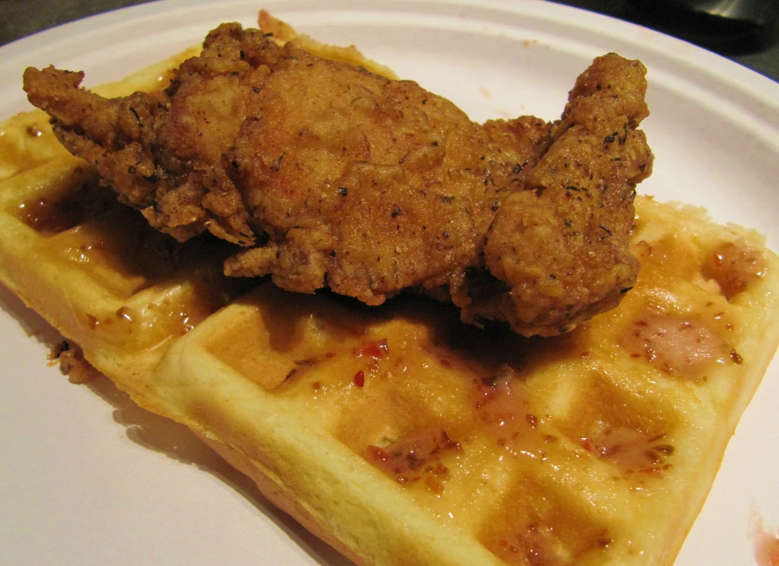 Mama Ozzy's Table Mama Ozzy's Chicken 'n' Waffles with Jalapeno