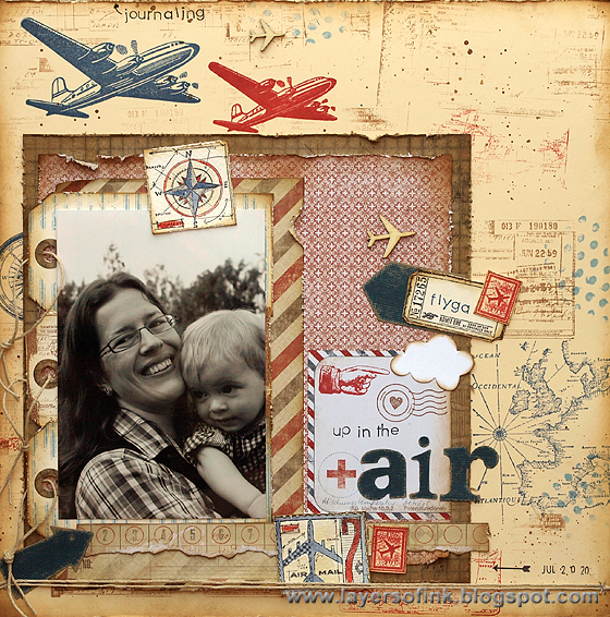 Up in the air - Layers of ink Up in the air - Layers of ink