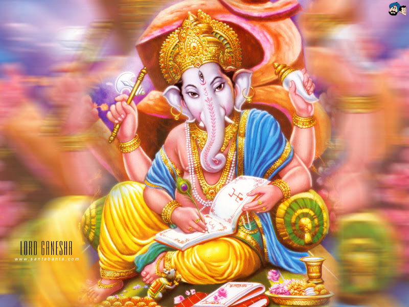 Hindu God Ganesh Desktop Wallpapers Free Download title=