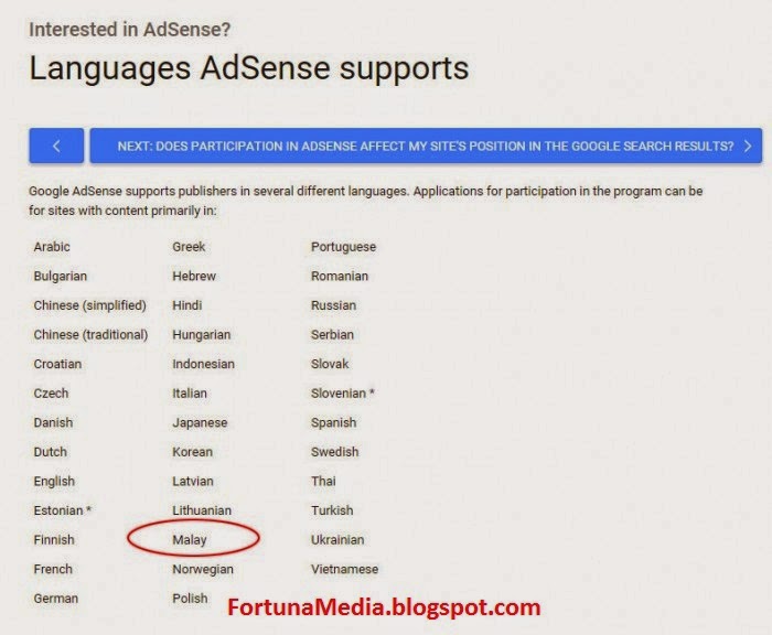 Tips Praktis Blog Bahasa Melayu Agar Sukses di Google Adsense Tips Praktis Blog Bahasa Melayu Agar Sukses di Google Adsense
