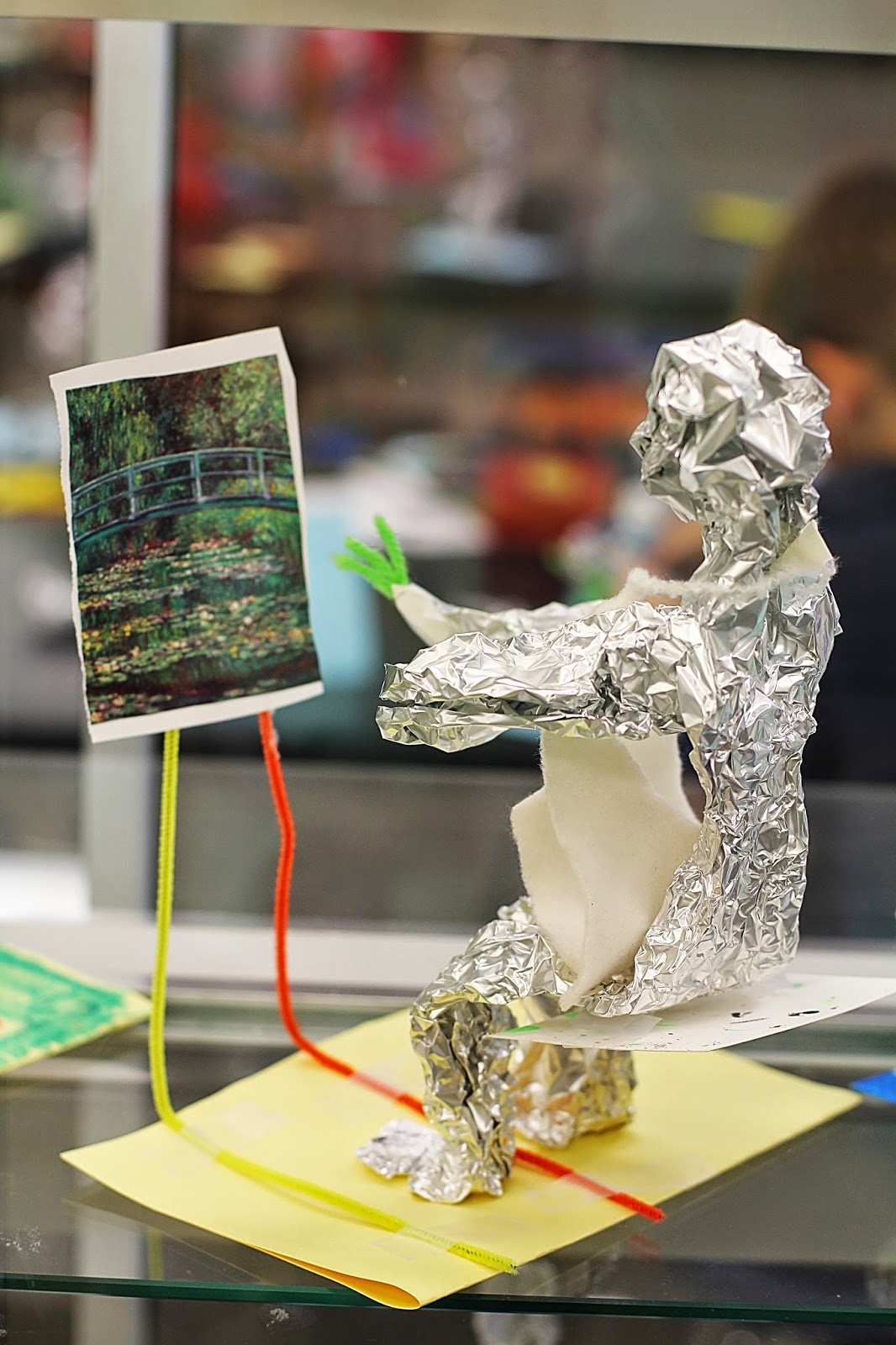 smART Class Foil People Sculptures