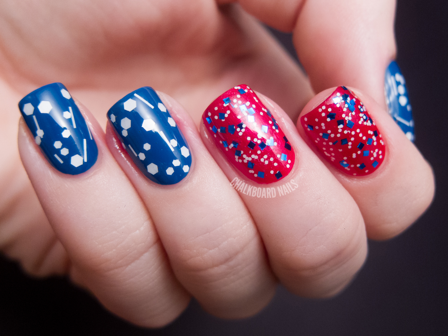 America the Glittery Chalkboard Nails Nail Art Blog