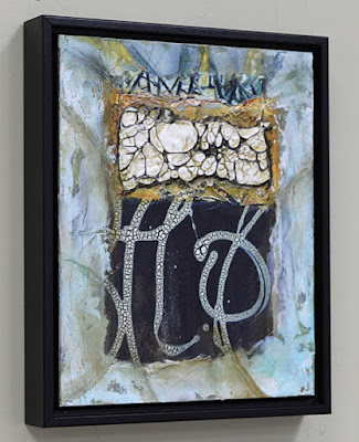 Sandra Duran Wilson painting from the book Acrylic Painting for Encaustic Effects