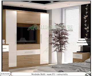 Lemari pakaian minimalis tv unit Ocean Lemari pakaian minimalis tv unit Ocean