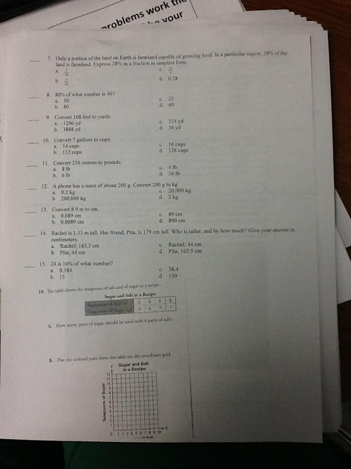 Mrs. White's 6th Grade Math Blog: GETTING READY FOR THE RATIO