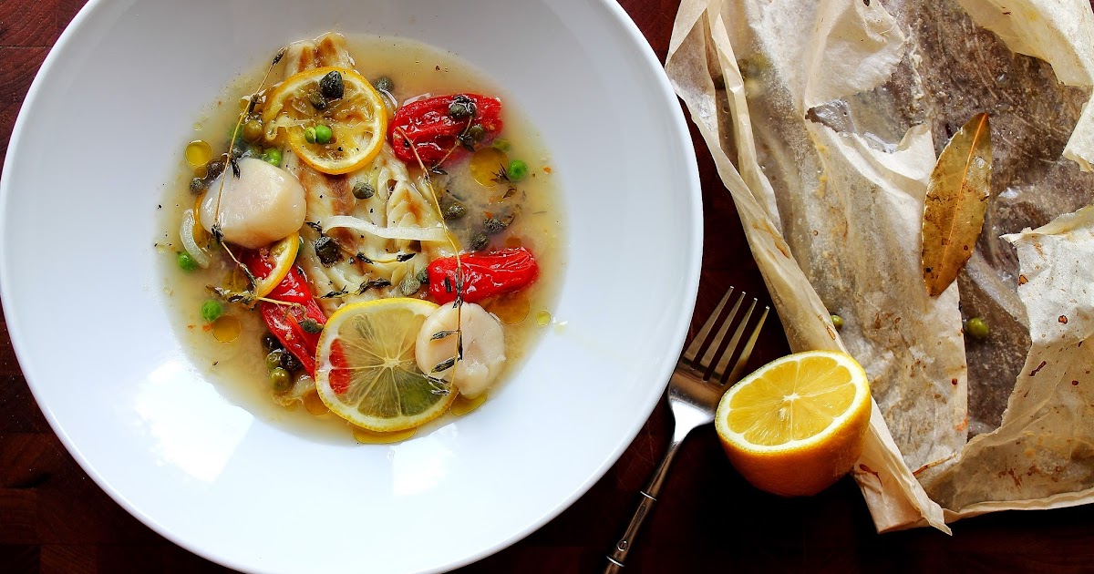 Wild Cod baked in parchment by Steven Dolby