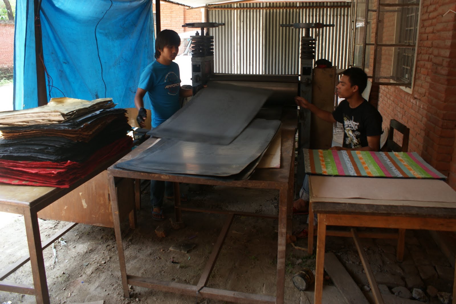 My 3 months in Nepal Paper factory