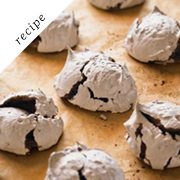 Chewy Chocolate Meringues by Williams Sonoma
