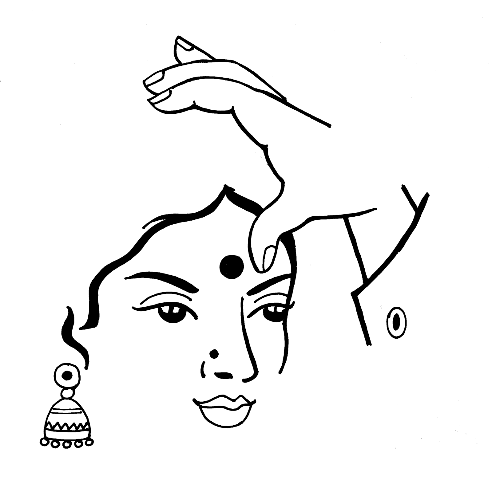 Line Art Wedding : Tamil cliparts printing line art wedding and