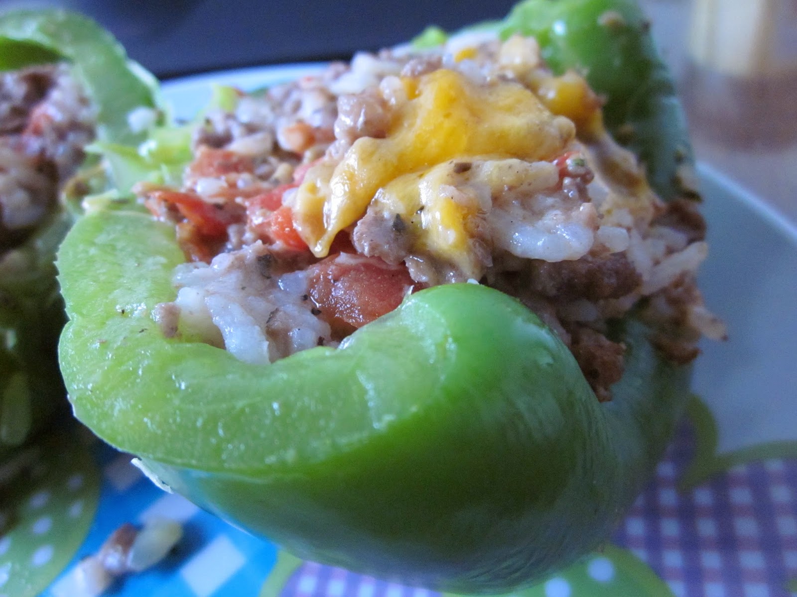 RecipeBox Sausage Stuffed Bell Peppers