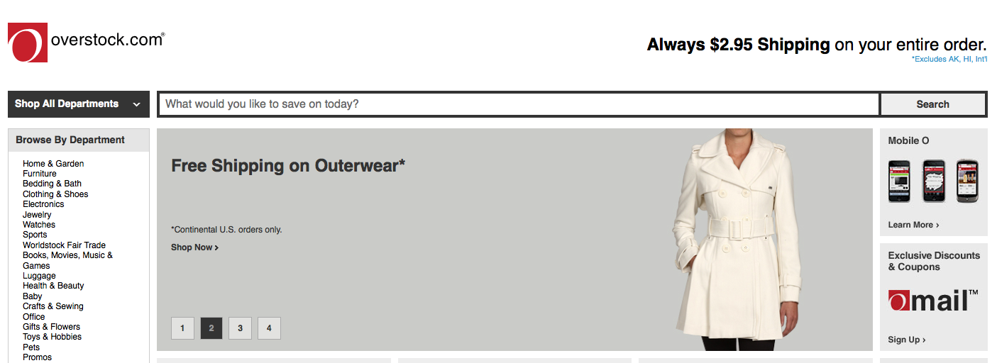 Overstock coupon codes