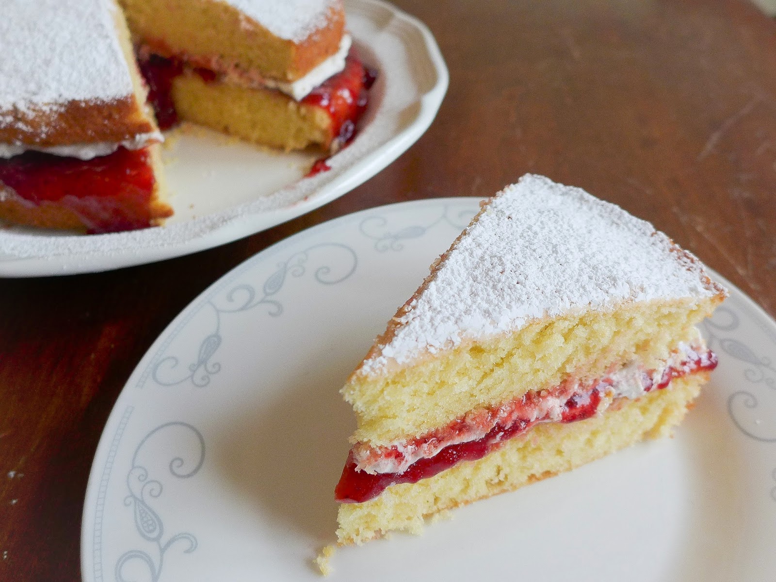 Dimples & Delights Victoria Sponge (or Sandwich) Cake & High Altitude