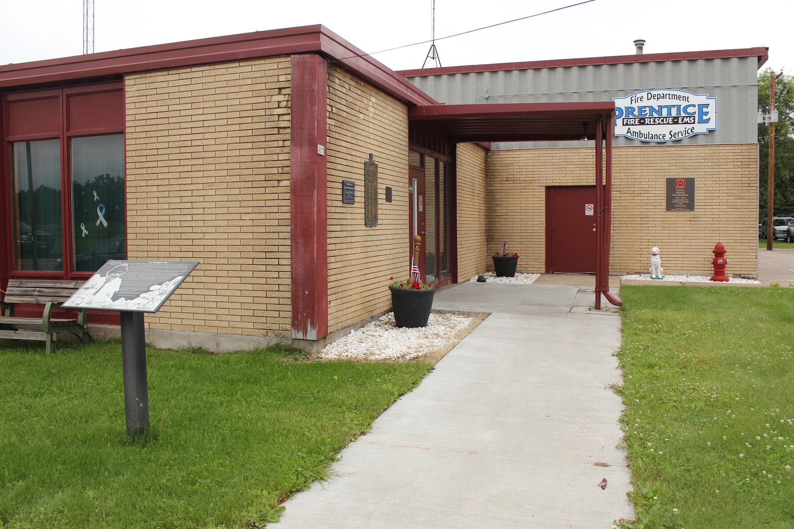 Wisconsin Historical Markers Prentice World War I Roll of Honor