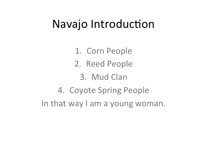 Navajo Clan Chart