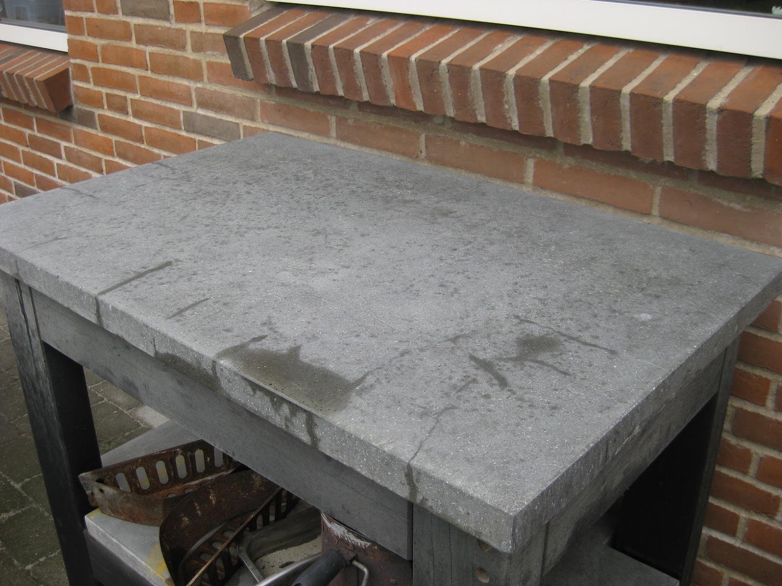 Haveprojektet i vrold: nerd alert beton støbning Betonbord gør det selv