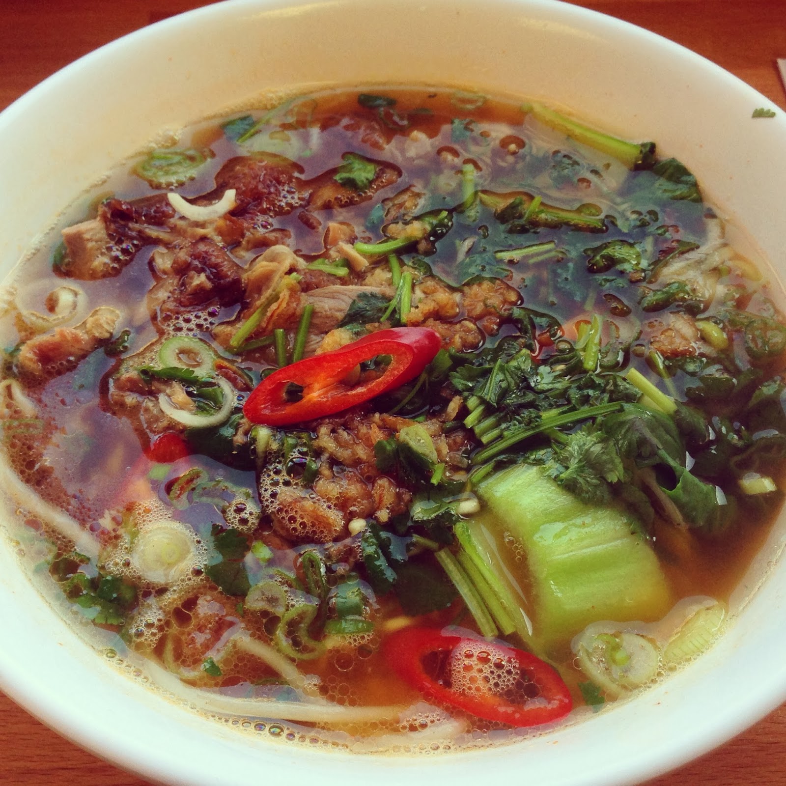 Review Noodles Soup, Brighton Rosie Posie's Puddings & Pies