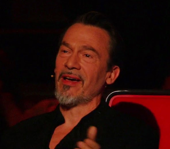 Florent Pagny durant la prestation de Anne Sila