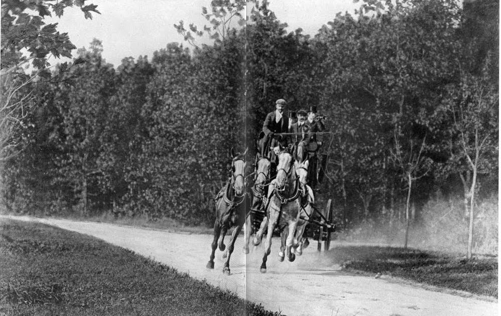 Old Long Island James Hazen Hyde Driving a FourInHand
