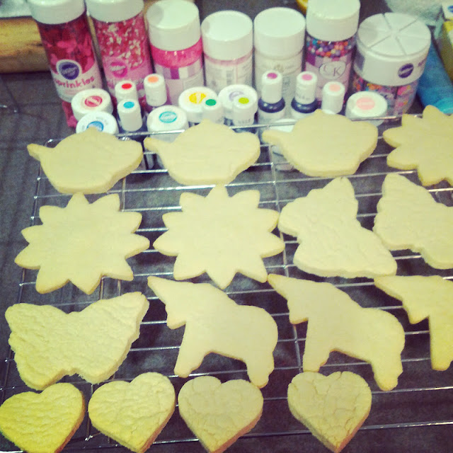 Halloween royal icing decorated sugar cookies