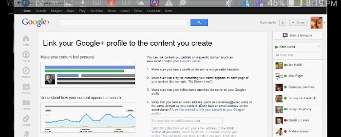 How To Add Google Plus Authorship For Blogger