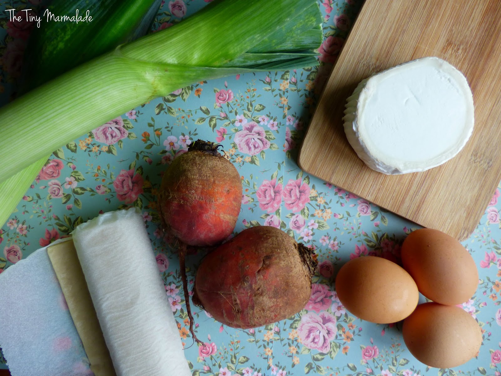 The Tiny Marmalade Co. Yellow Beetroot & Goats Cheese Quiche